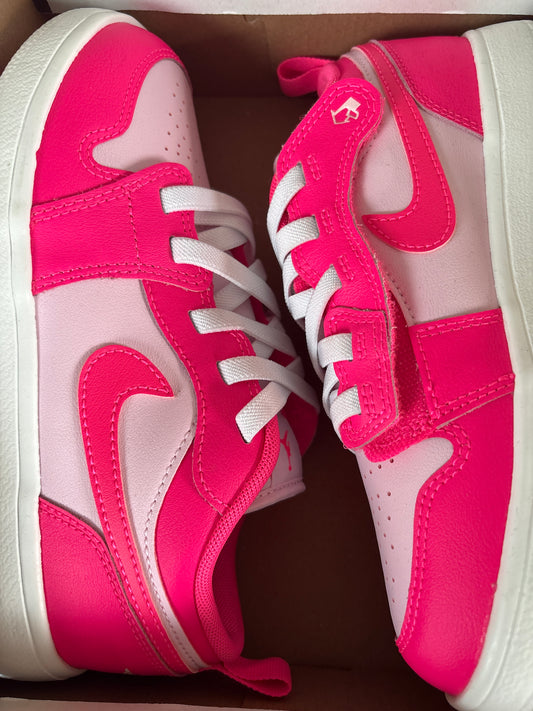 Nike Air Jordan 1 Low weiss/pink, Größe 35