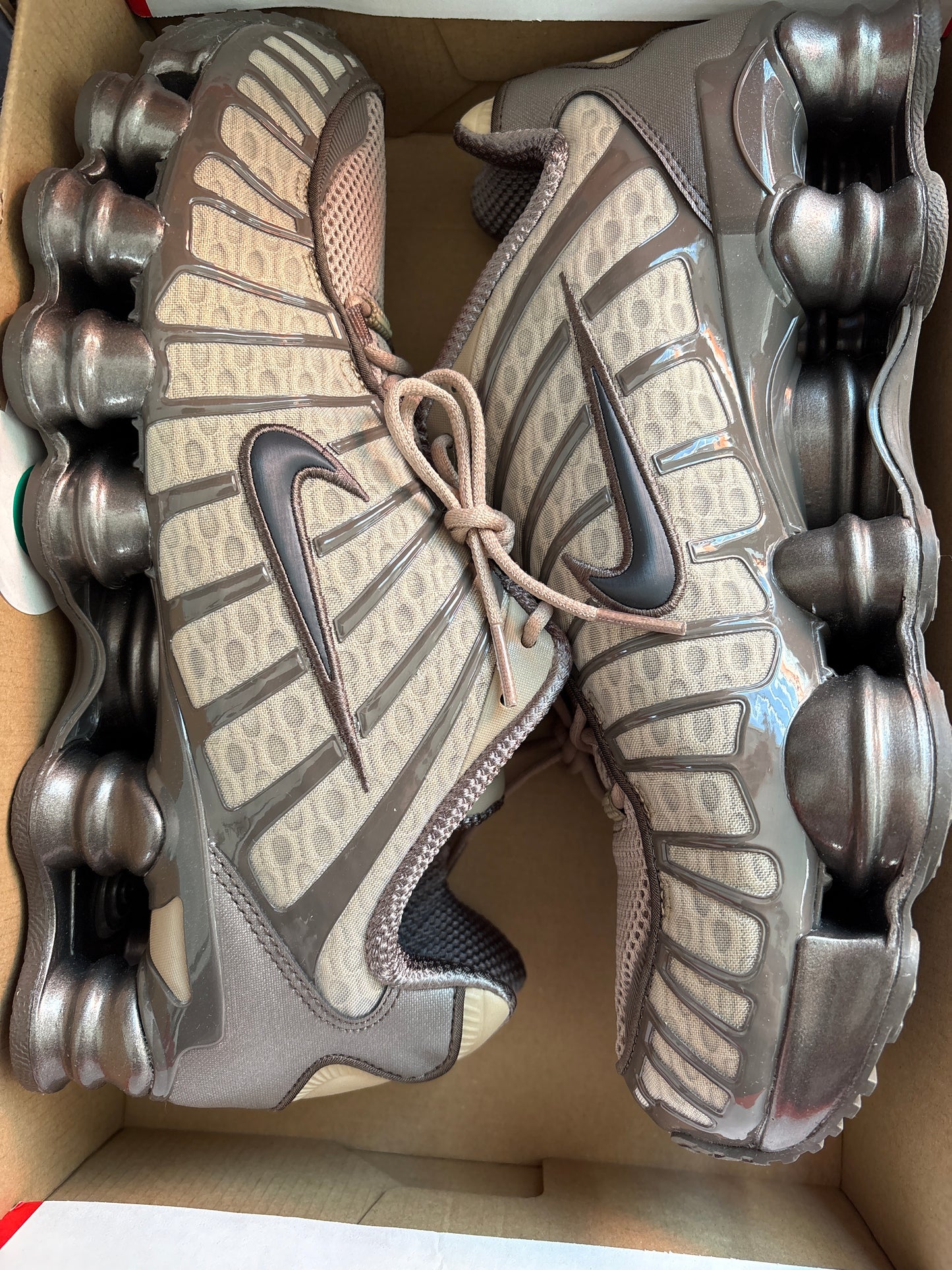 Nike Shox TL in braun, Größe 44