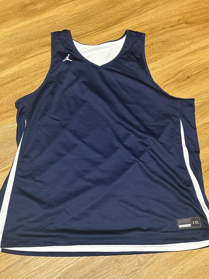 Nike Jordan Trägershirt zum wenden in blau/weiß, Größe XXL