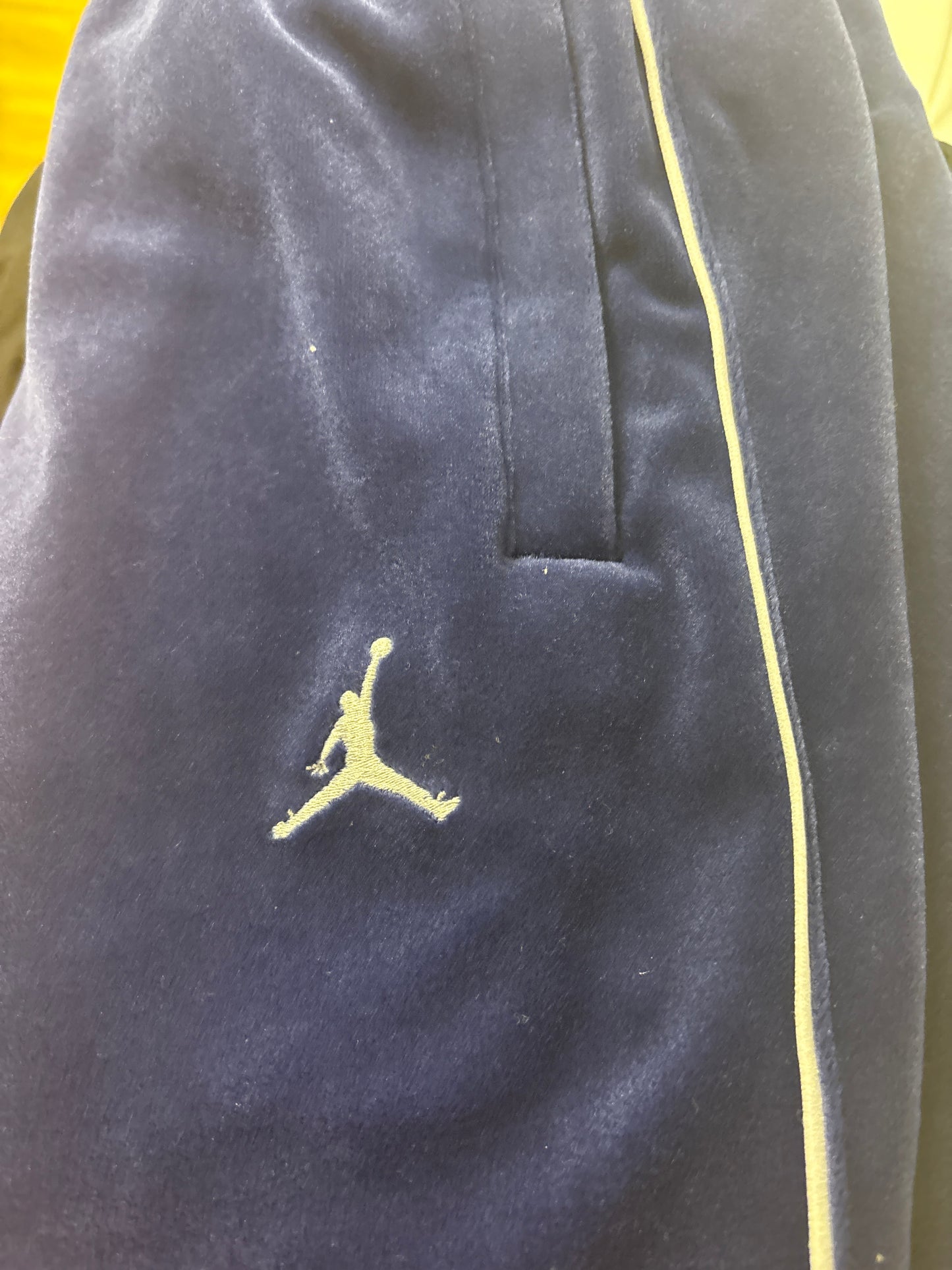 Nike Jordan Jogginghose, dunkelblau/weiss, Größe M