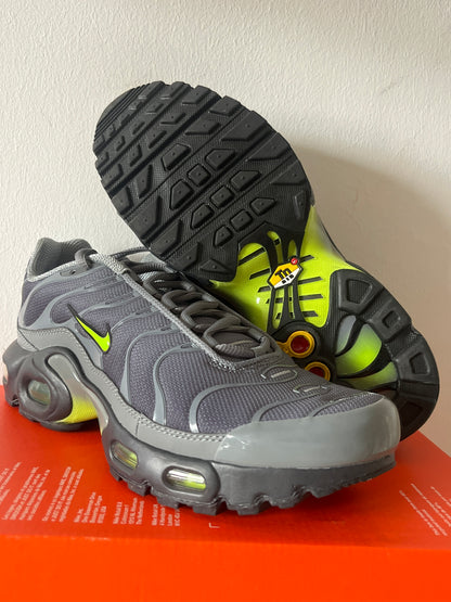 Nike Air Max Plus TN in grau/grün, Größe 39