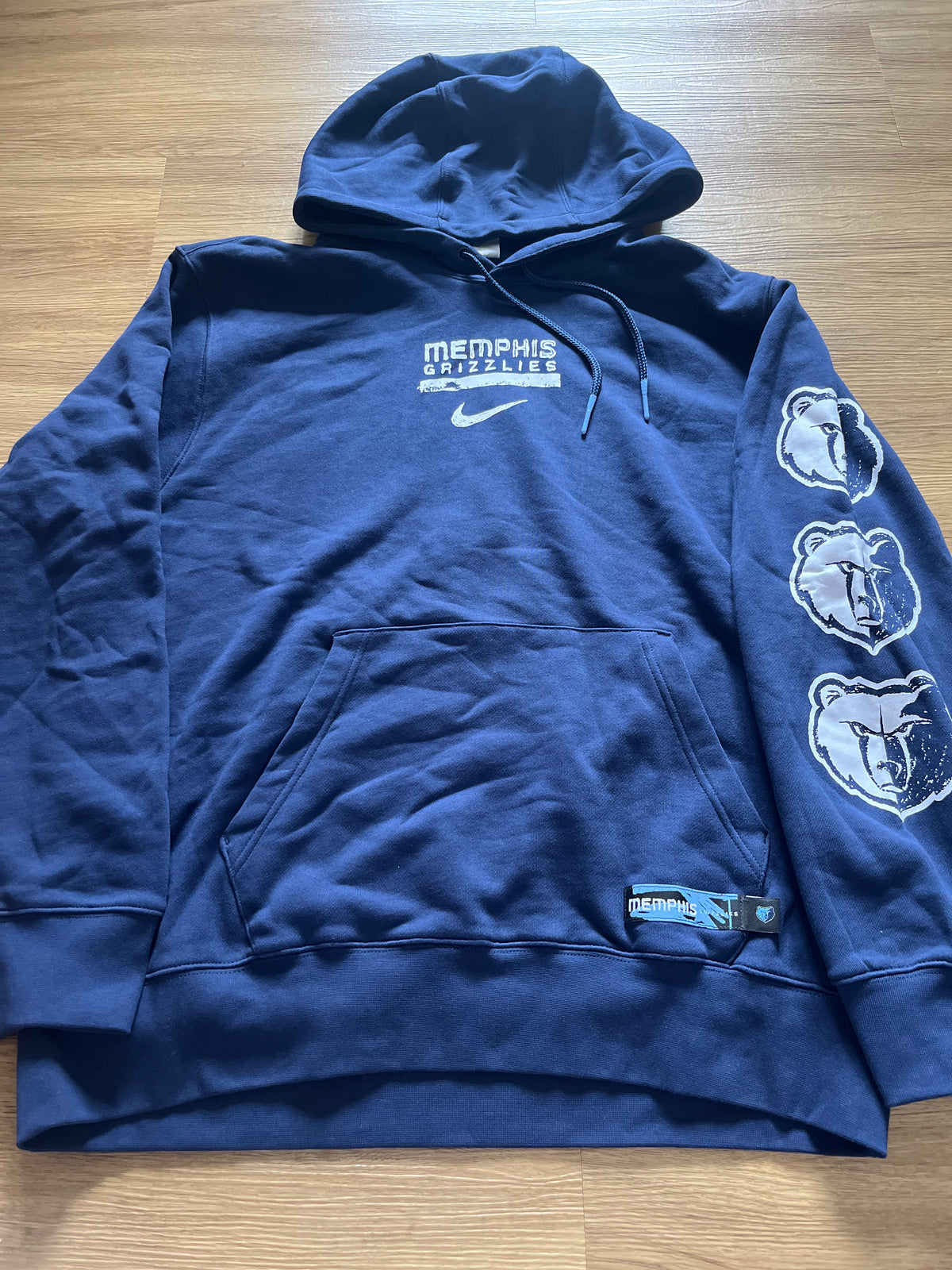 Nike Hoodie Memphis Grizzlys in dunkelblau, Größe wählbar