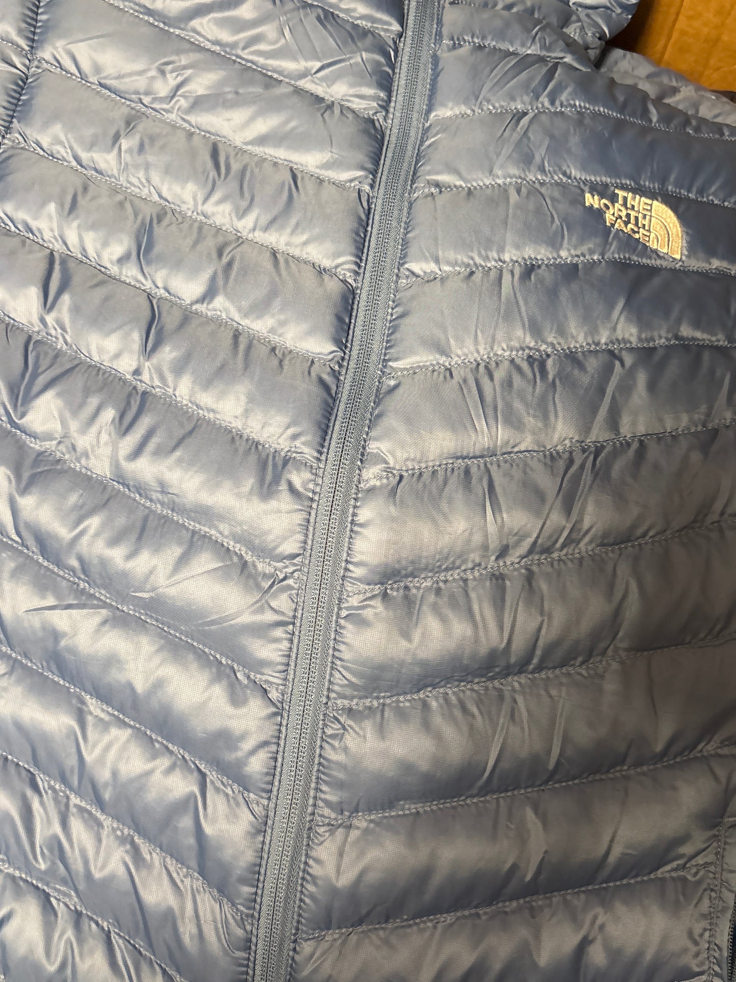 Damen The North Face Weste in babyblau, Größe XL