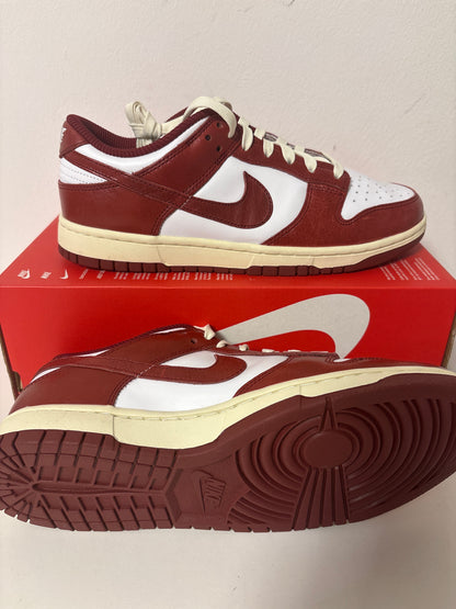 Nike Dunk low weiss/rot schimmernd, grösse wählbar