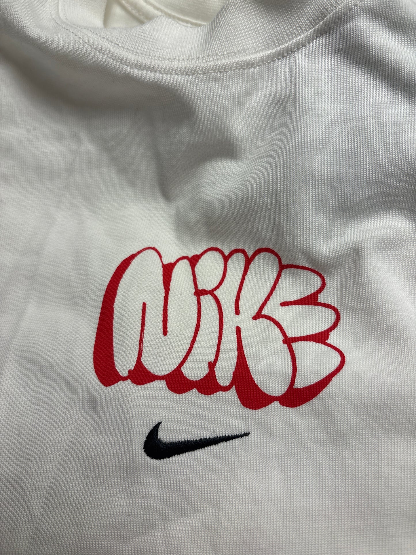 Nike Shirt, Größe wählbar in weiss/rot