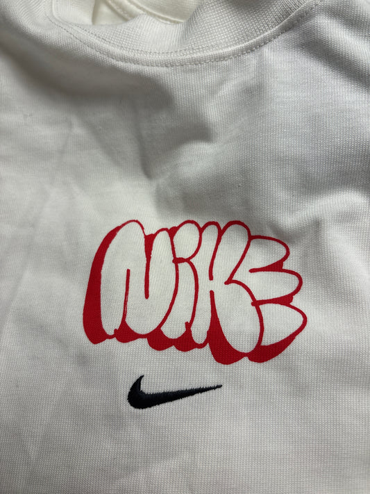 Nike Shirt, Größe wählbar in weiss/rot