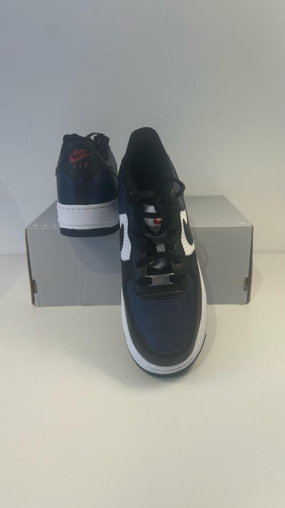 Nike Air Force 1 weiss/dunkel/schwarz, Größe wählbar