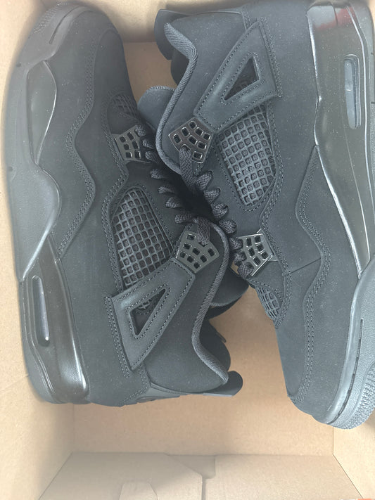 Air Jordan 4 Retro, schwarz, Größe wählbar