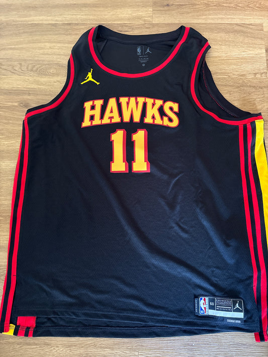 Nike NBA Trikot Atlanta Hawks, Größe wählbar , schwarz/gelb/rot