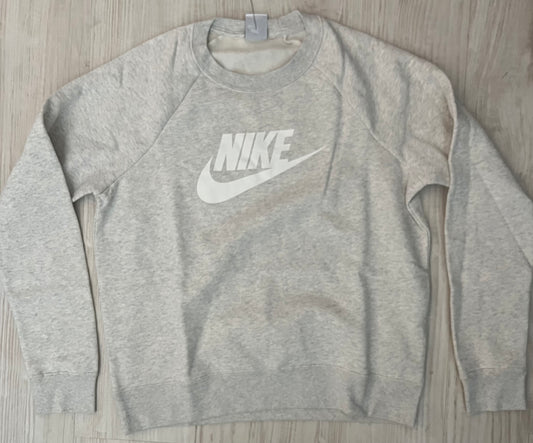 Nike Frauen Pulli in grau/weiss, Größe wählbar