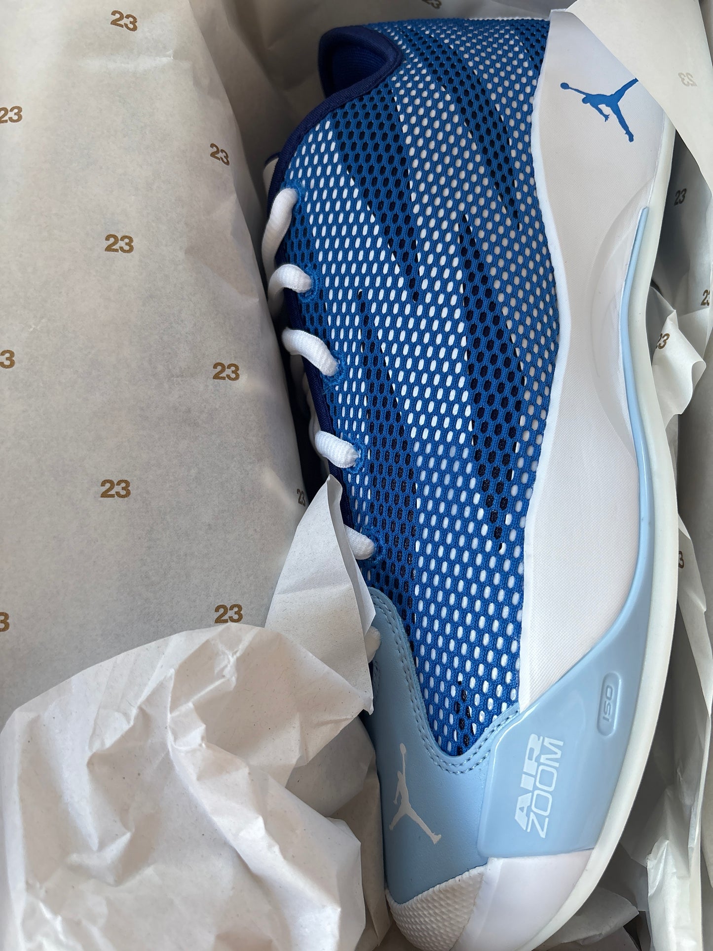 Nike Jordan Luka 77, blau/weiss, Größe 47,5