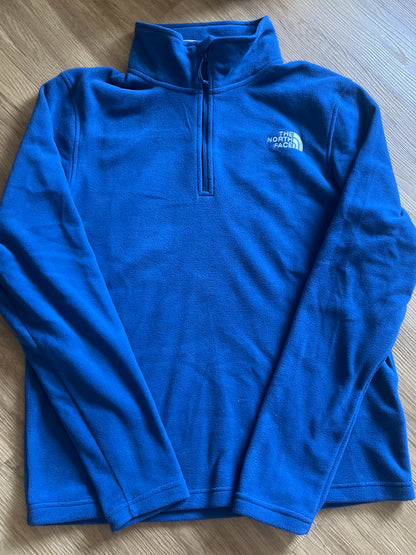 The North Face Herren Fleece mit 1/4 Zipper in blau, Größe S