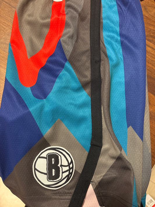 Nike kurze NBA Hose Brooklyn Nets , bunt, Größe wählbar
