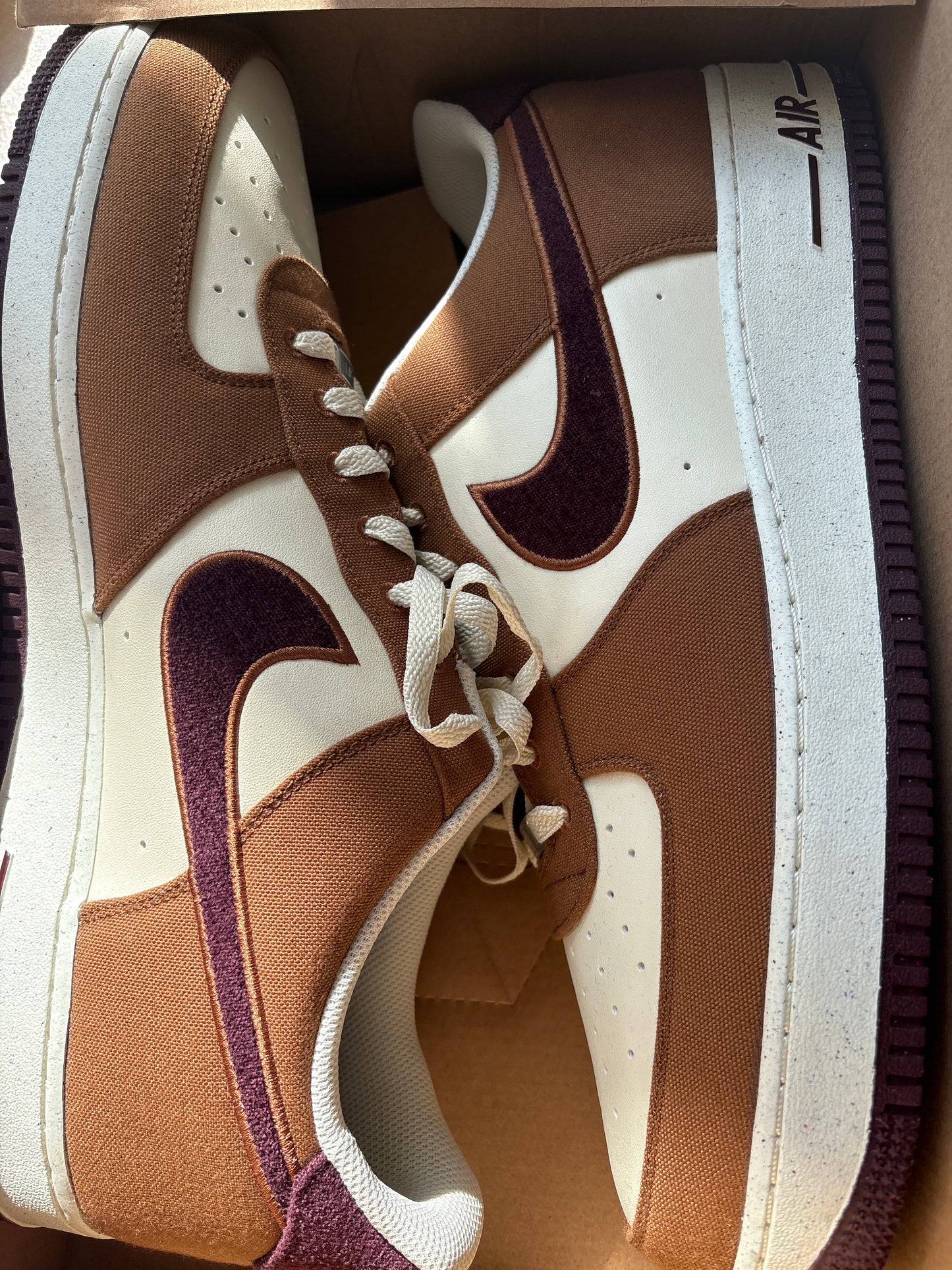 Air Force 1, Brauntöne, Gr. Wählbar