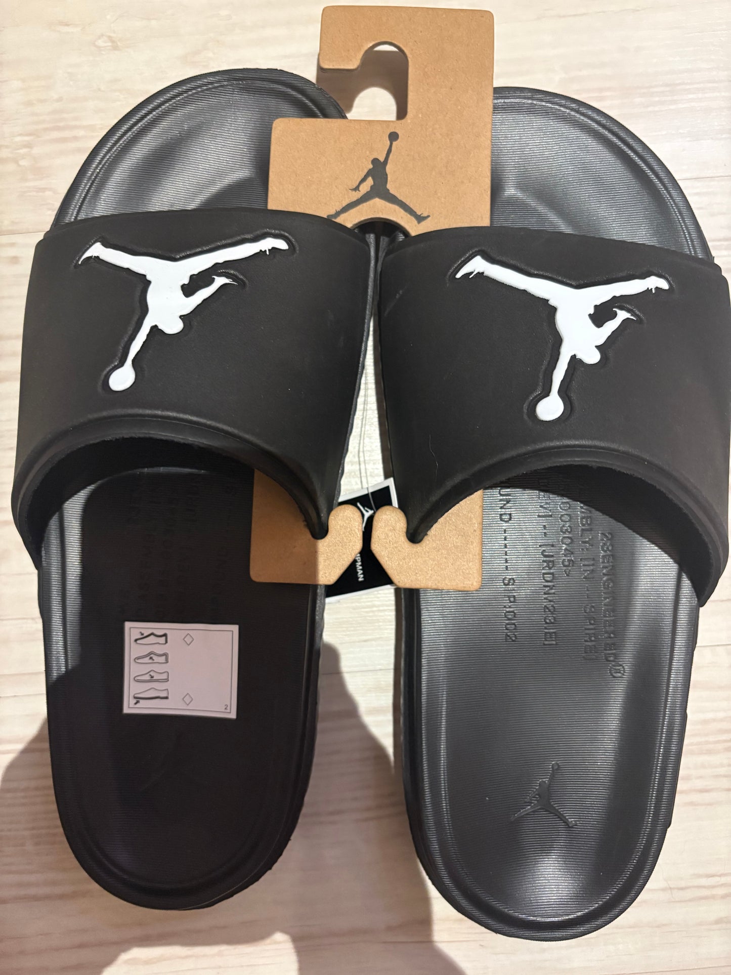 Nike Badelatschen Jordan Jumpman Slide, schwarz 47,5