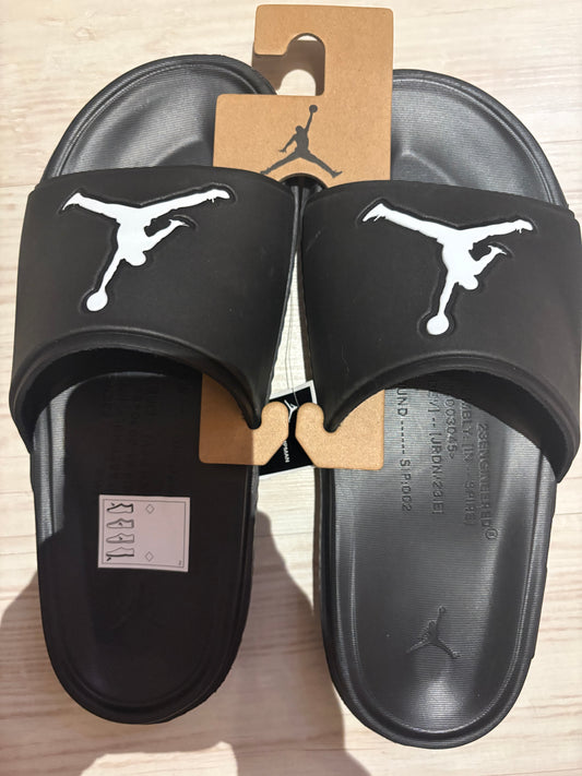 Nike Badelatschen Jordan Jumpman Slide, schwarz 47,5