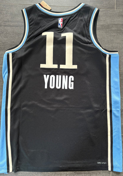 Nike NBA Trikot Atlanta Hawks, Größe wählbar in schwarz/weiss/blau