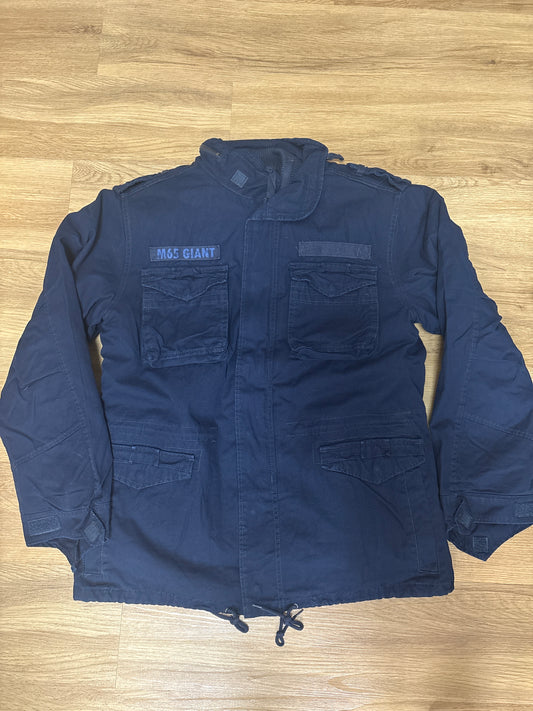 Brandit M65 Giant Winterjacke „3in1“ mit Fleece in navy, Größe wählbar