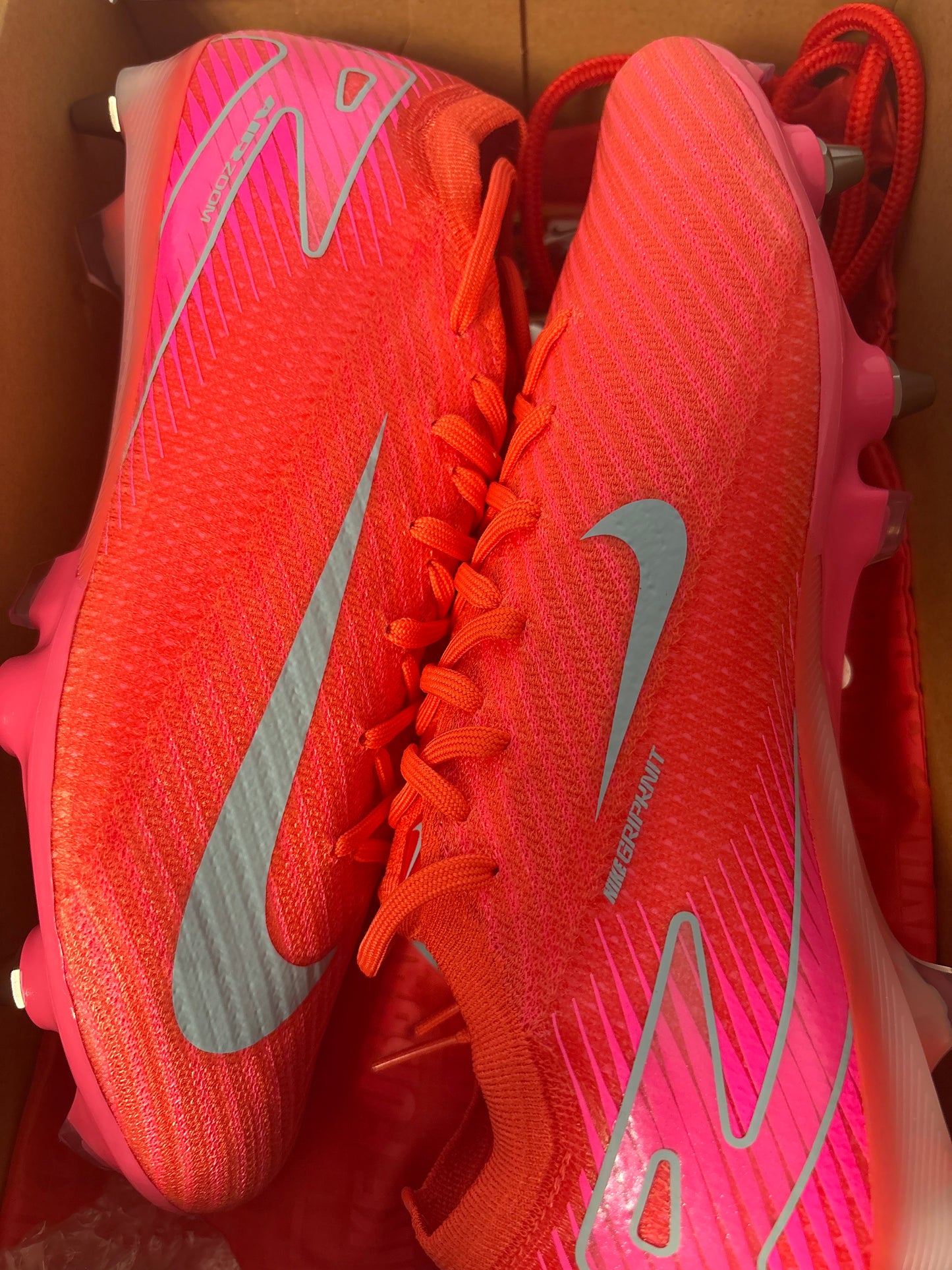 Nike ZM Vapor 16 Elite SG-Pro, Größe wählbar in pink/türkis ( Fussballschuh )