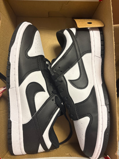 Nike Dunk Low schwarz/weiss, Größe 39