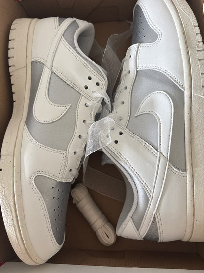 Nike Dunk Low, Gr. Wählbar in weiss/silber