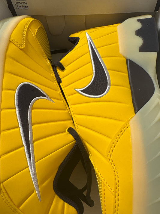 Nike Lebron Witness IX, in gelb/schwarz, Größe 38