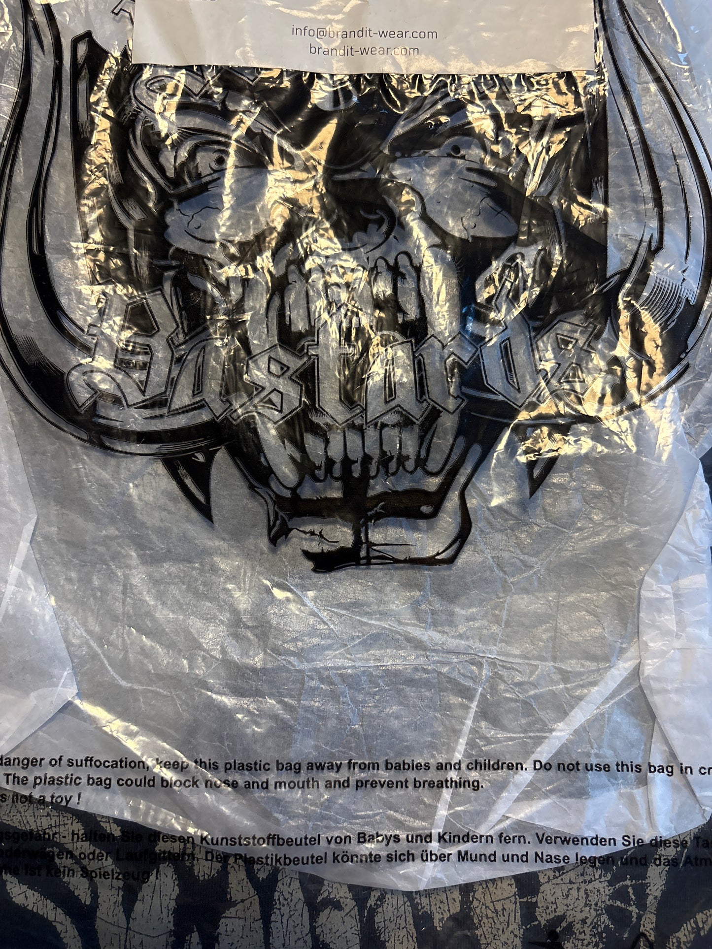 Brandit Shirt Motorhead, Größe XXXXXL