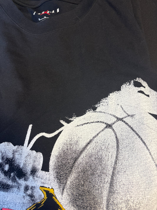 Nike Jordan Shirt, Größe XL in schwarz/Muster