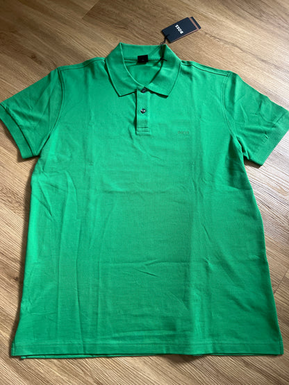 Boss Polo Shirt in grün/schwarz, Größe XXL