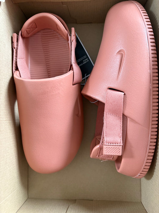 Nike Badelatschen Calm Mule, Größe 39 , Farbe altrosa