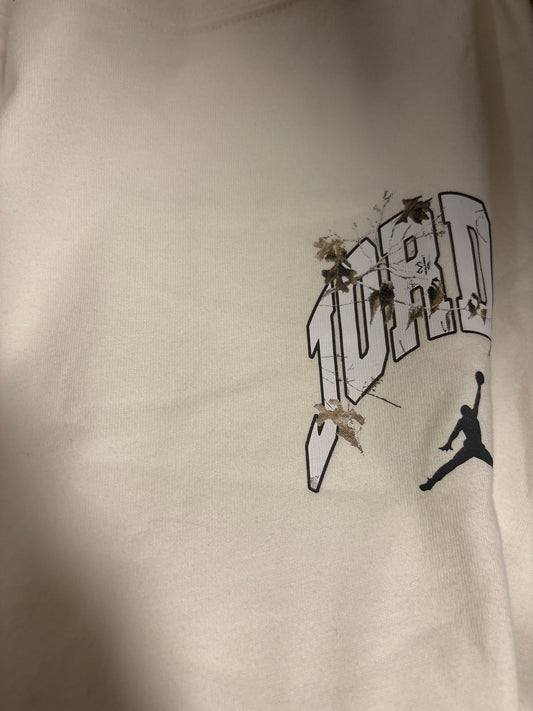 Nike Damen Langarmshirt Jordan, Größe wählbar in creme