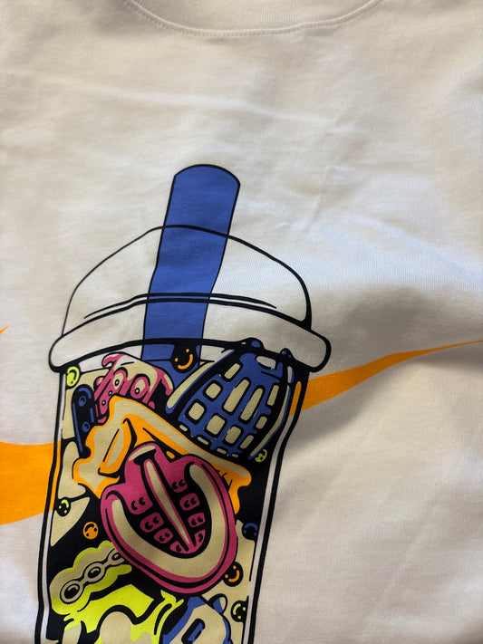 Nike Shirt, Größe wählbar in weiss/Muster