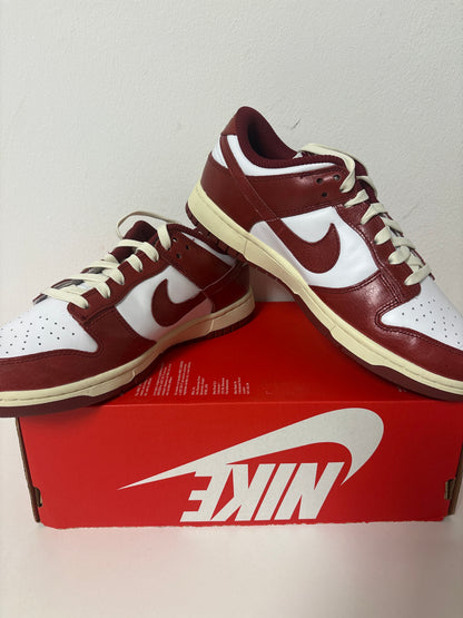 Nike Dunk low weiss/rot schimmernd, grösse wählbar
