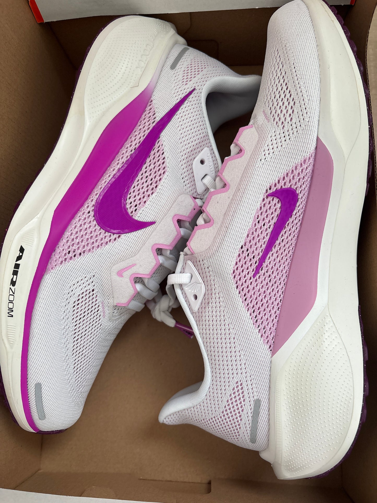 Nike Zoom Pegasus 41 weiss/lila, Größe 44,5