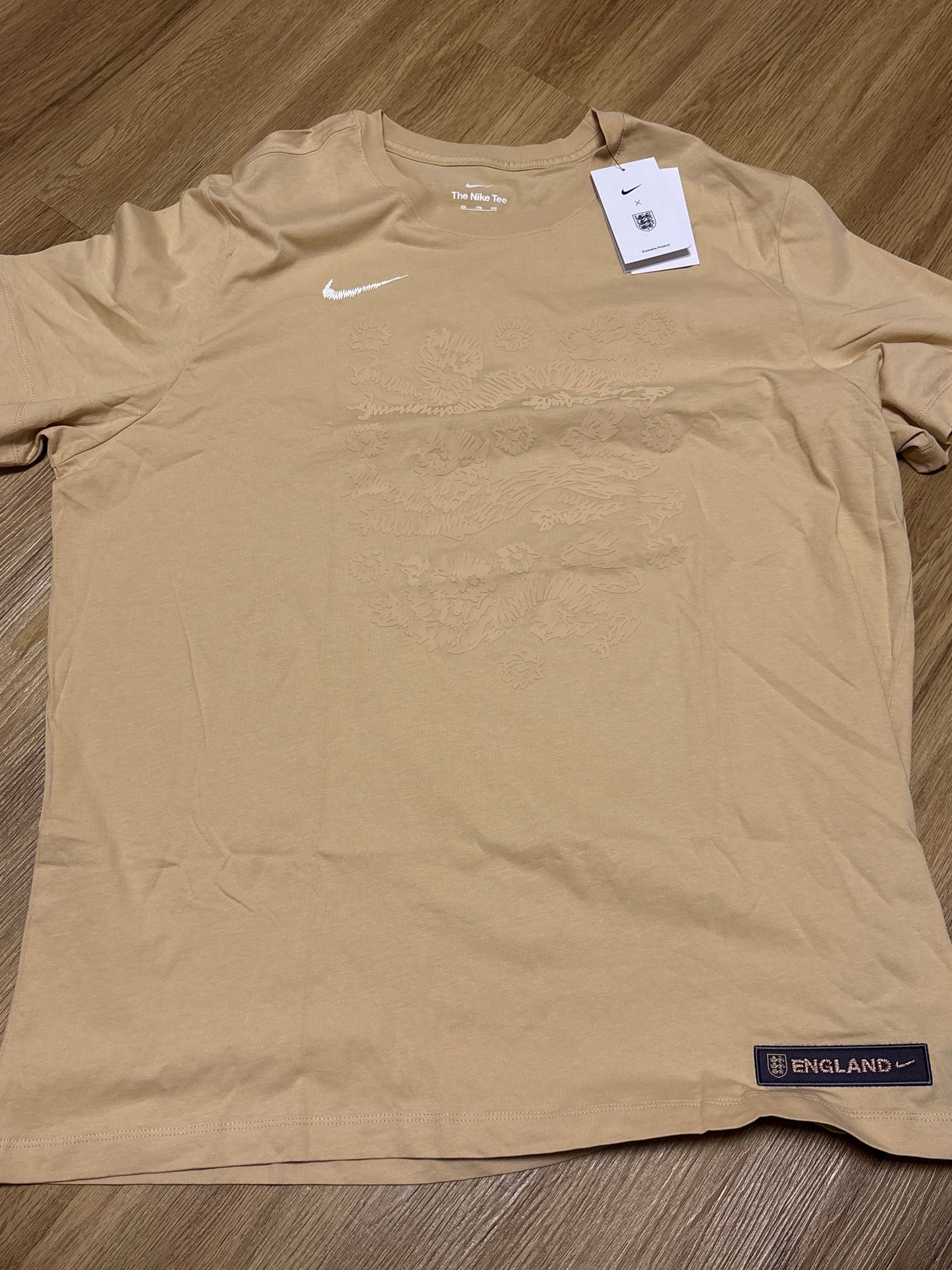 Nike x England Tshirt in beige, Größe XXL
