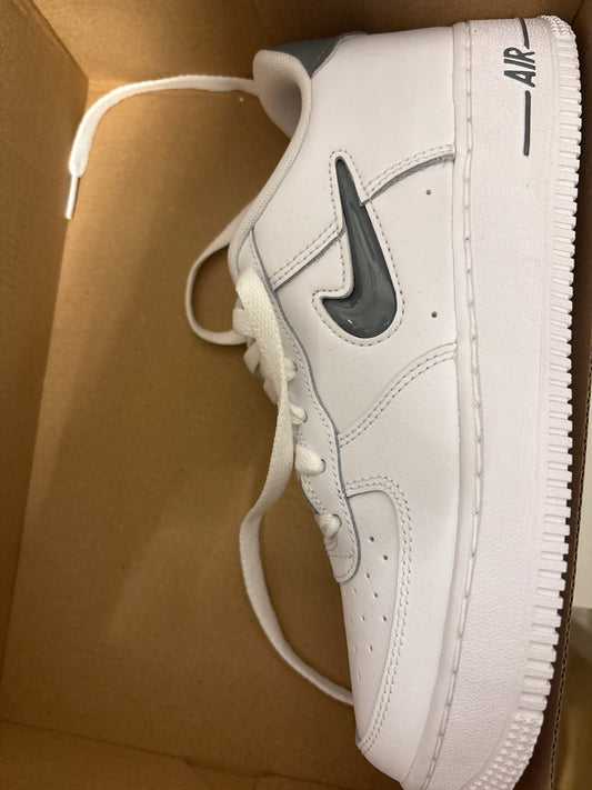 Nike Air Force 1 Jewel weiss/grau, Größe wählbar