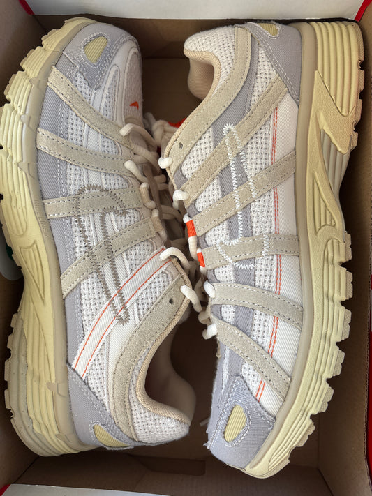 Nike P-6000 in weiss/grau/beige, Größe 44,5