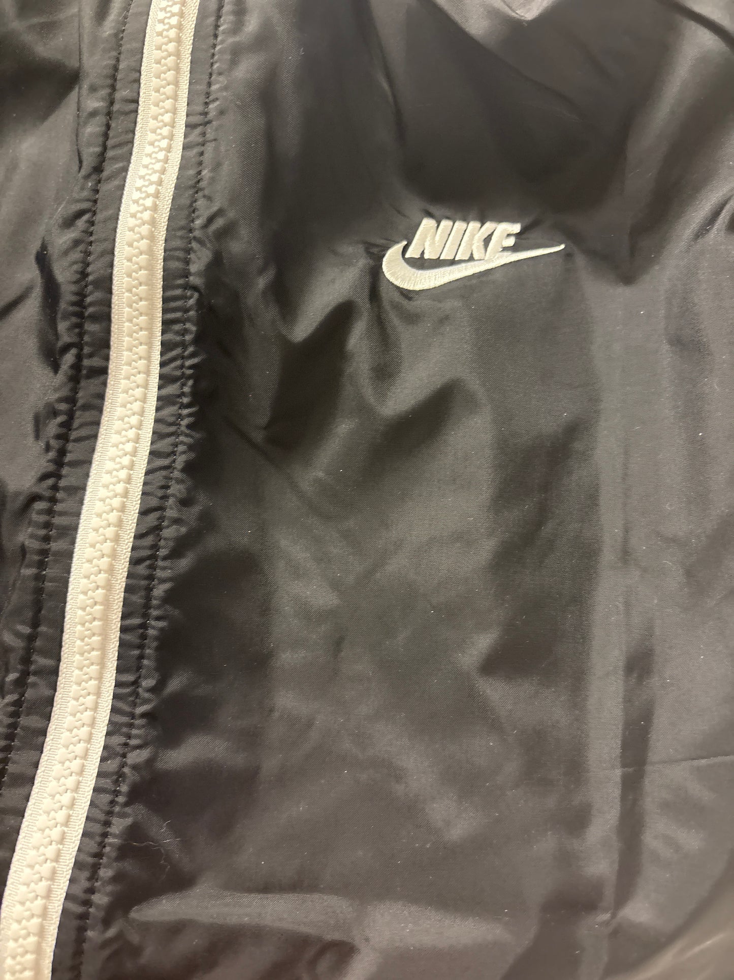 Nike Trainingsanzug, Größe S in weiss/schwarz