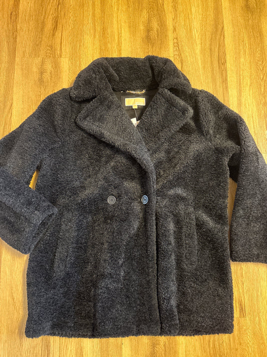 Michael Kors Wintermantel Plüsch in schwarz, Grösse wählbar