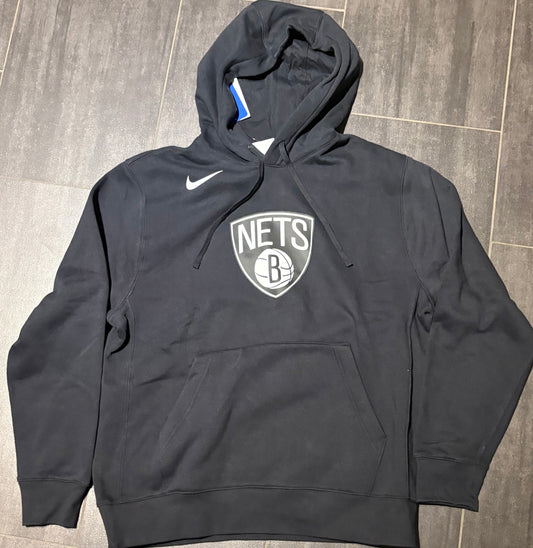 Nike Hoodie, Größe wählbar in schwarz/weiss, Brooklyn Nets