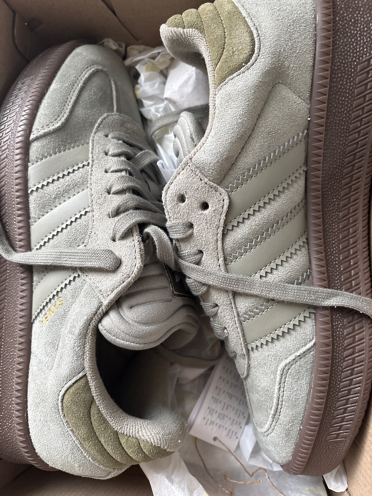 Adidas Samba, dunkelgrün, Größe 42