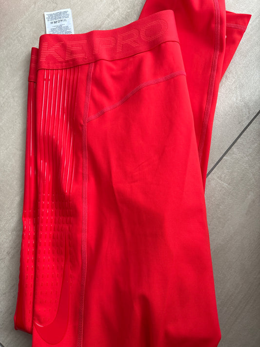 Nike Leggins in rot, Nike Pro, Größe XL