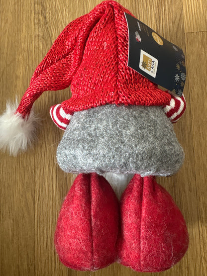 Deko Weihnachtszwerg klein rot