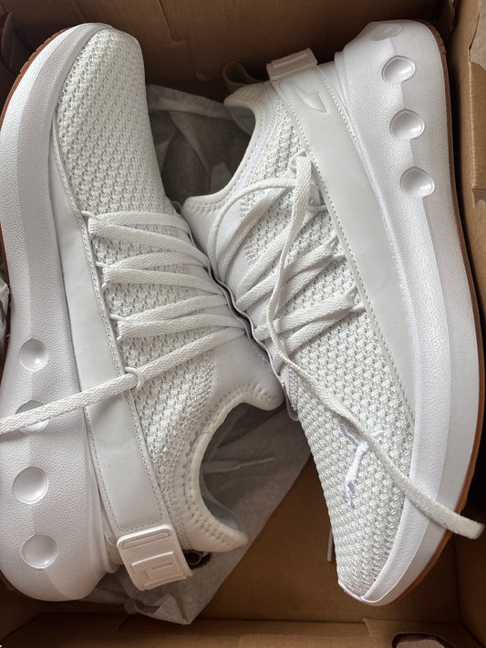 Puma Softride Fresh Knit, weiss, Größe wählbar
