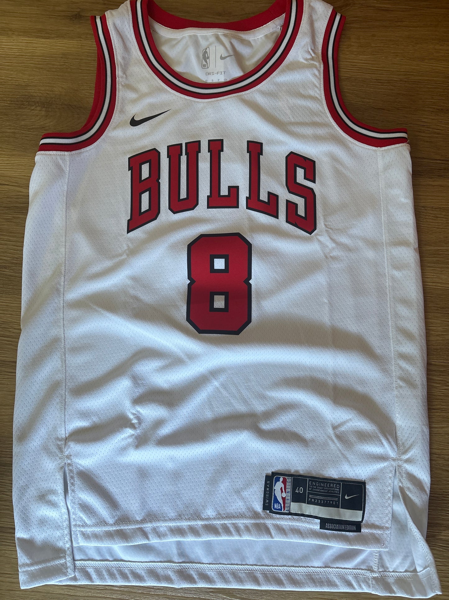 Nike NBA Trikot Chicago Bulls, Größe wählbar in weiss