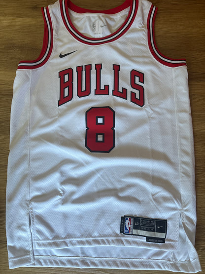 Nike NBA Trikot Chicago Bulls, Größe wählbar in weiss