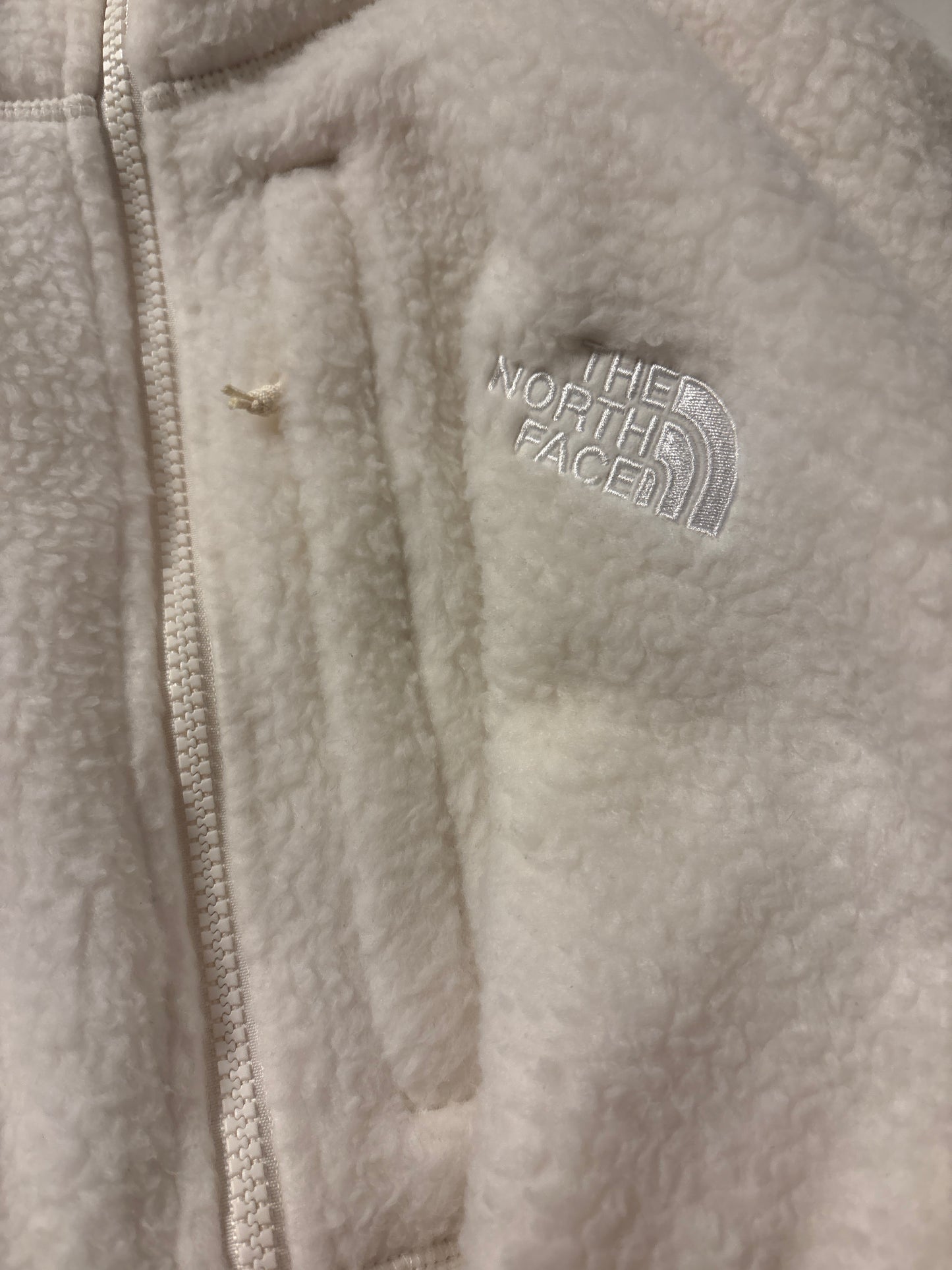 North Face Plüsch Jacke  in weiss, Grösse wählbar