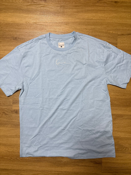Karl Kani Tshirt, Größe wählbar, hellblau/weiss