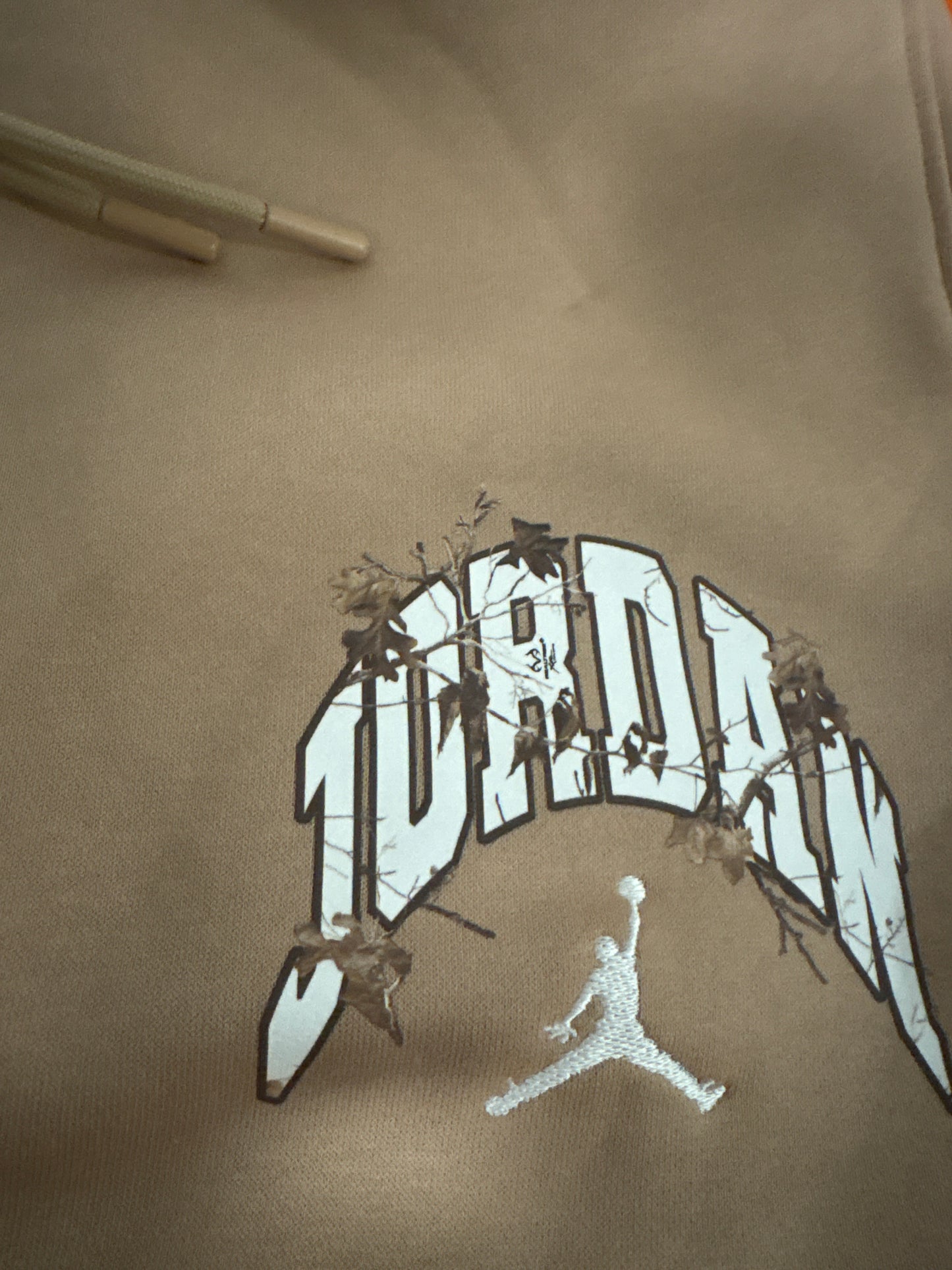 Nike Damen Jordan Jogginghose lang, Größe wählbar in hellbraun