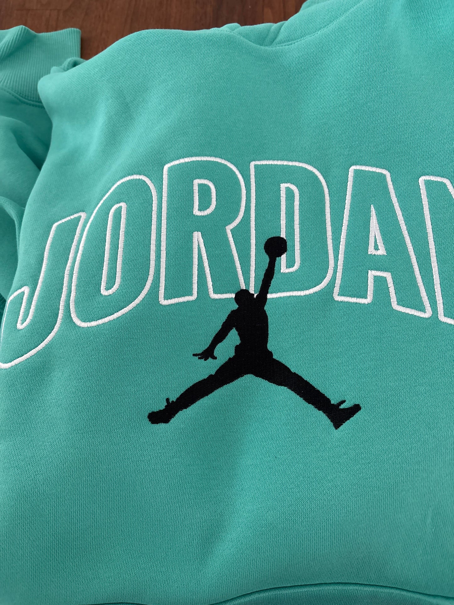 Nike Jordan Hoodie, Größe XL in Türkis